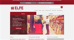 Desktop Screenshot of elpe.it